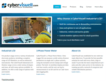 Tablet Screenshot of cybervisuell.com